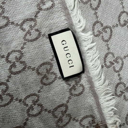 Gucci GG Monogram Shawl Beige