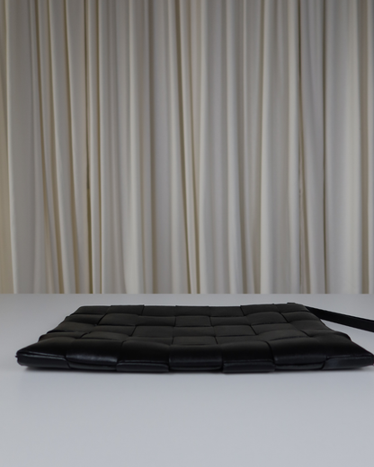Bottega Veneta Maxi Intrecciato Leather Pouch