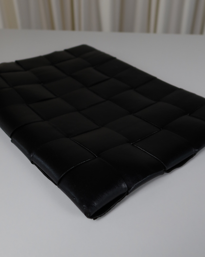 Bottega Veneta Maxi Intrecciato Leather Pouch