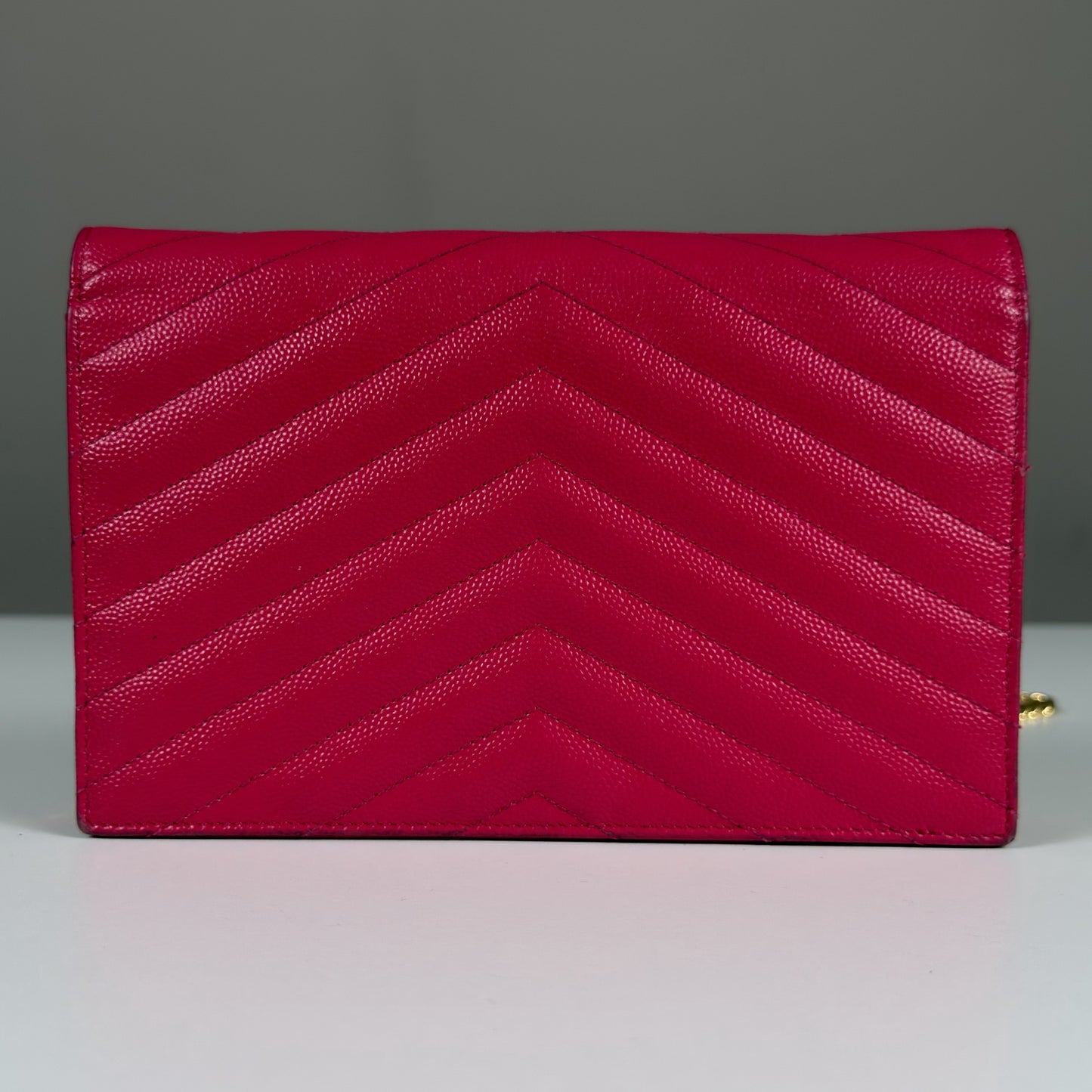Saint Laurent Cassandre Envelope Chain Wallet