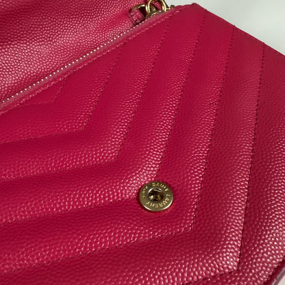 Saint Laurent Cassandre Envelope Chain Wallet
