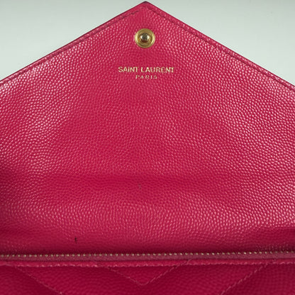 Saint Laurent Cassandre Envelope Chain Wallet