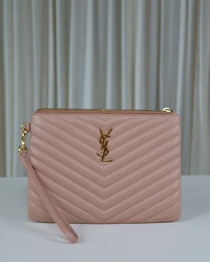 Saint Laurent Cassandre Matelassé Pouch