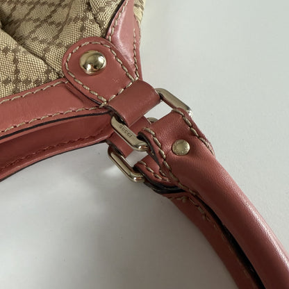 Gucci Sukey Tote Bag Diamante Canvas Pink