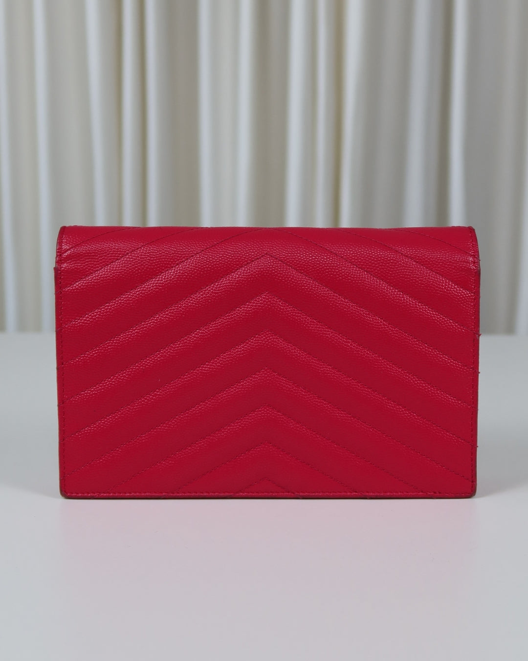 Saint Laurent Cassandre Envelope Chain Wallet
