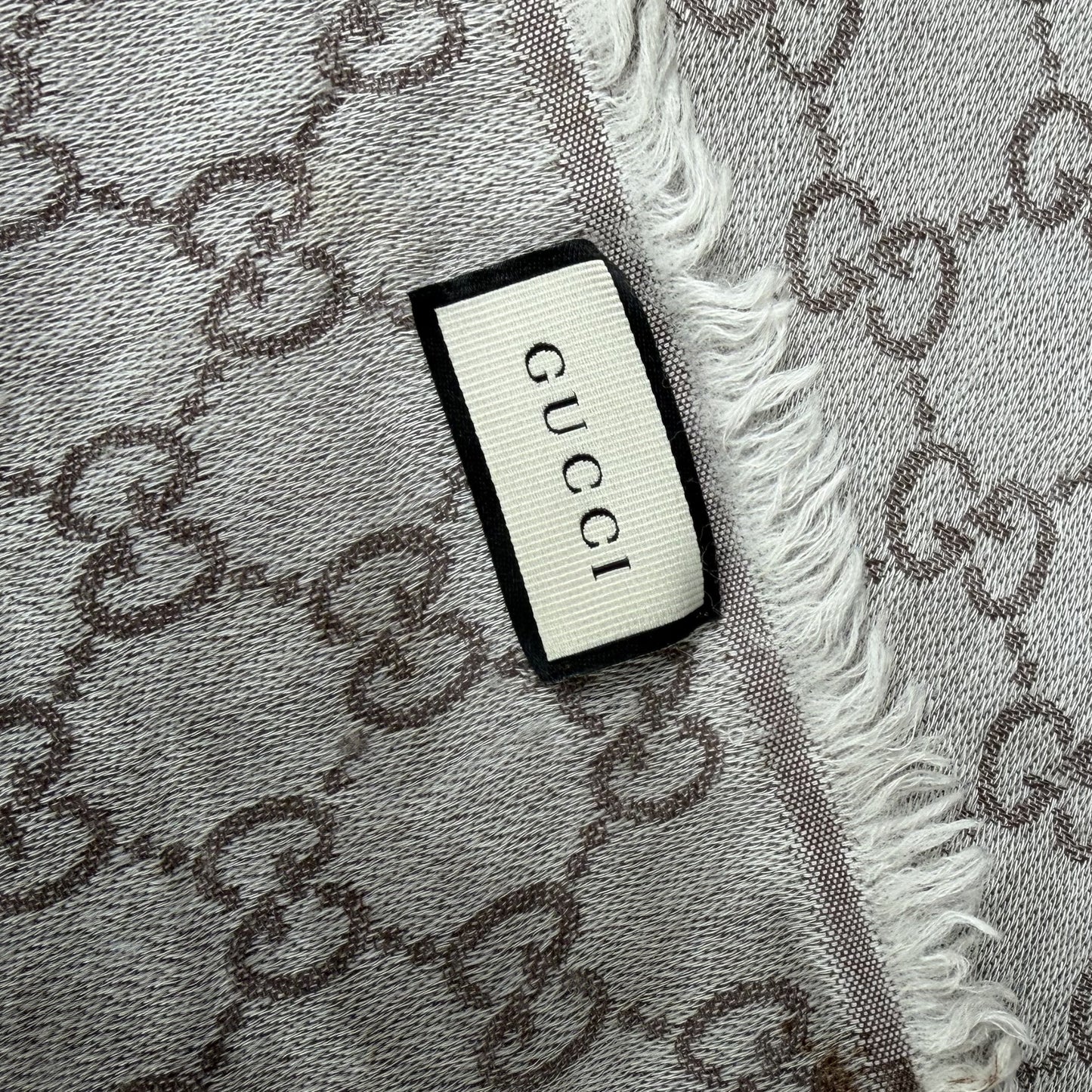 Gucci GG Monogram Shawl Beige