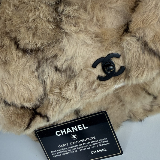 Chanel Fur Shoulder Bag – Chain Strap