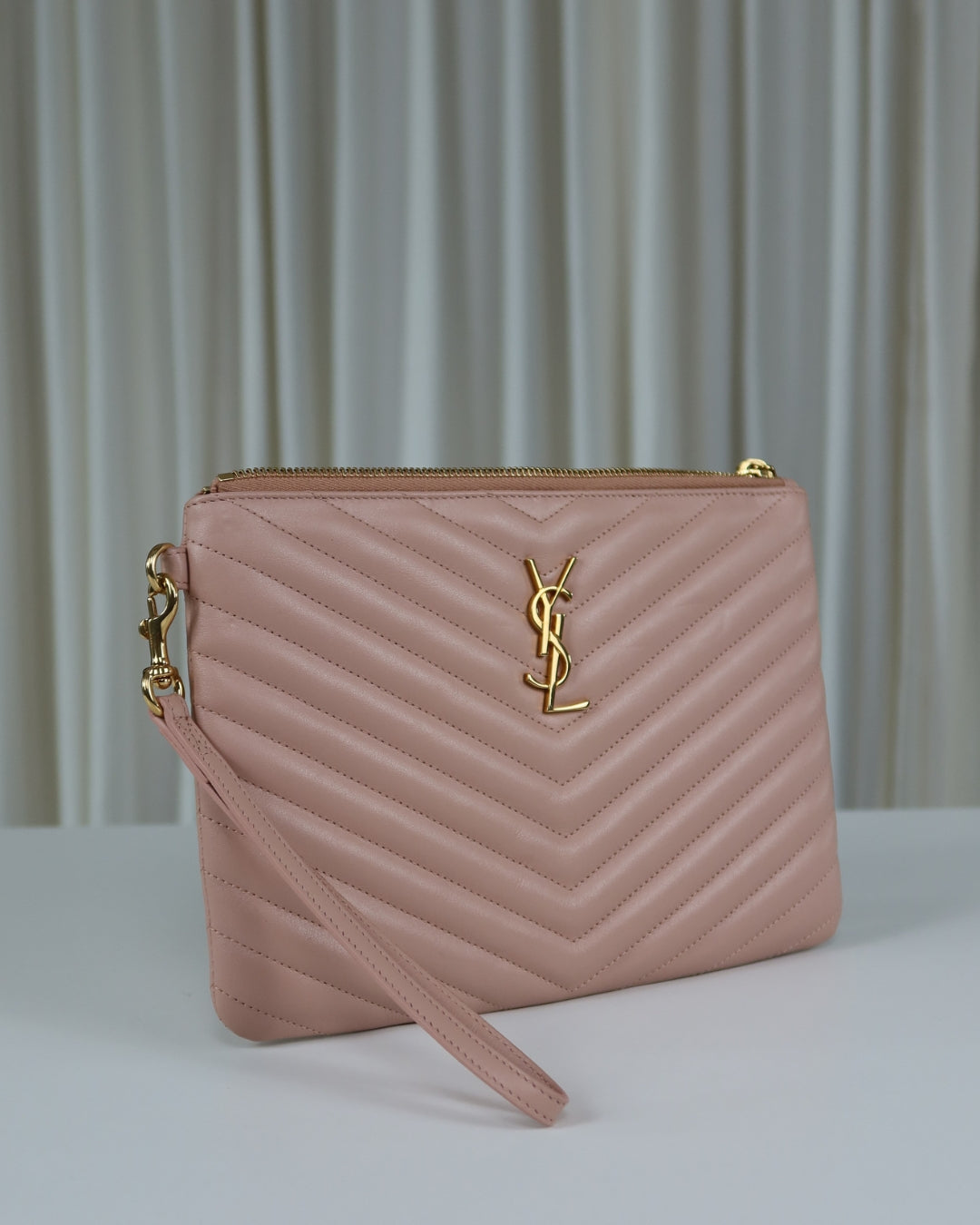 Saint Laurent Cassandre Matelassé Pouch