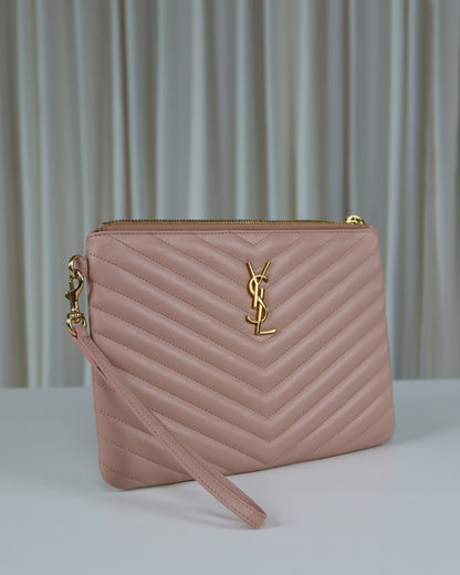 Saint Laurent Cassandre Matelassé Pouch