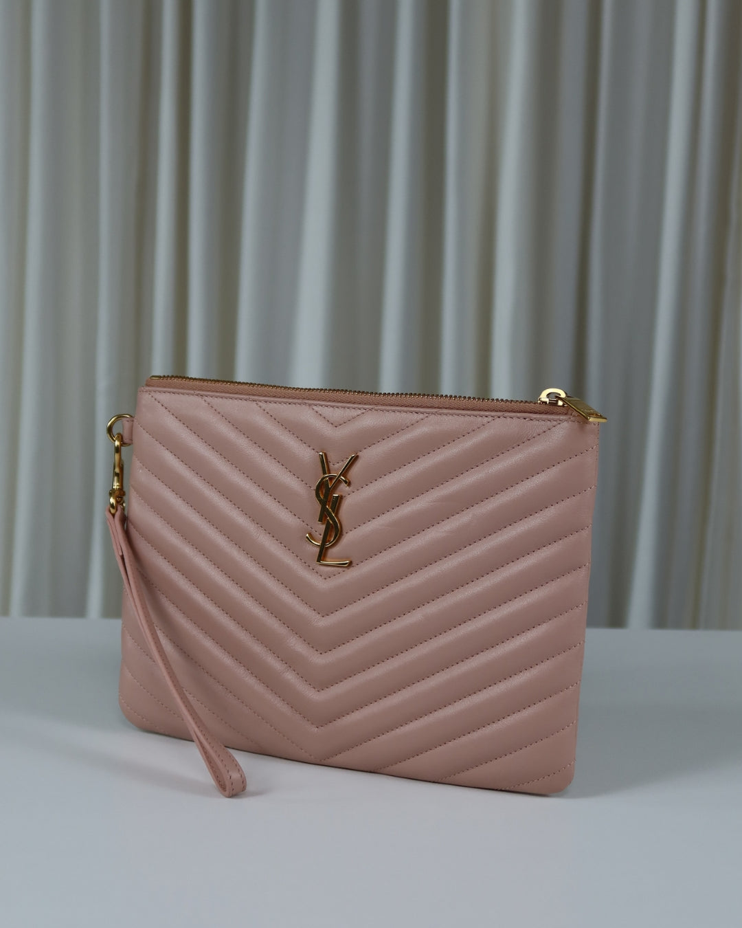 Saint Laurent Cassandre Matelassé Pouch