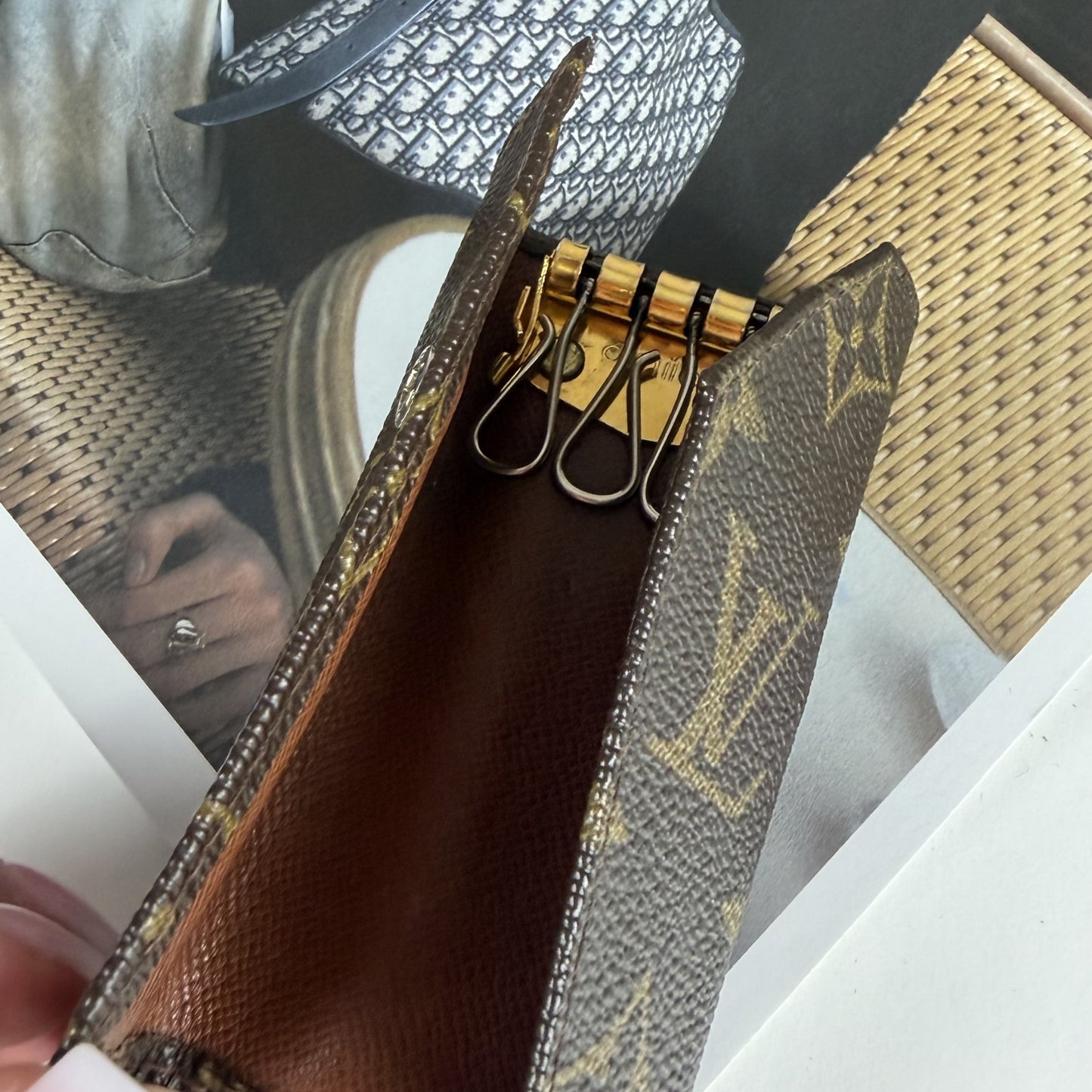 Louis Vuitton 4 Key Holder Monogram Canvas