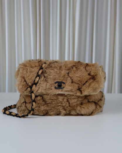 Chanel Fur Shoulder Bag – Chain Strap