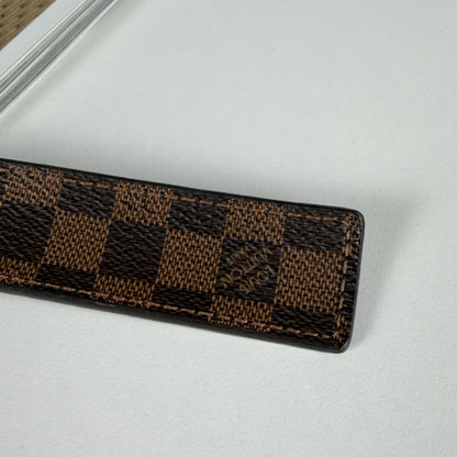 Louis Vuitton Belt Damier Ebene Canvas