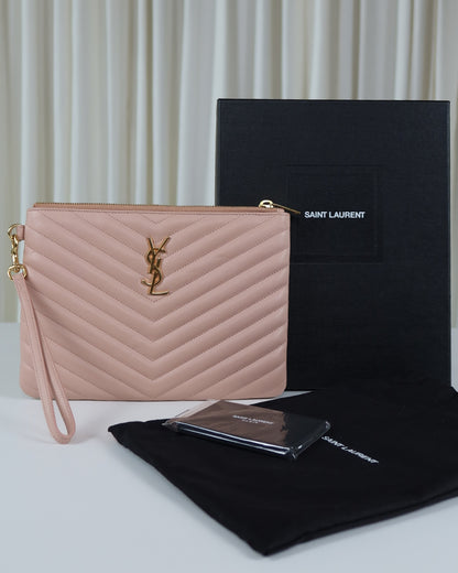 Saint Laurent Cassandre Matelassé Pouch