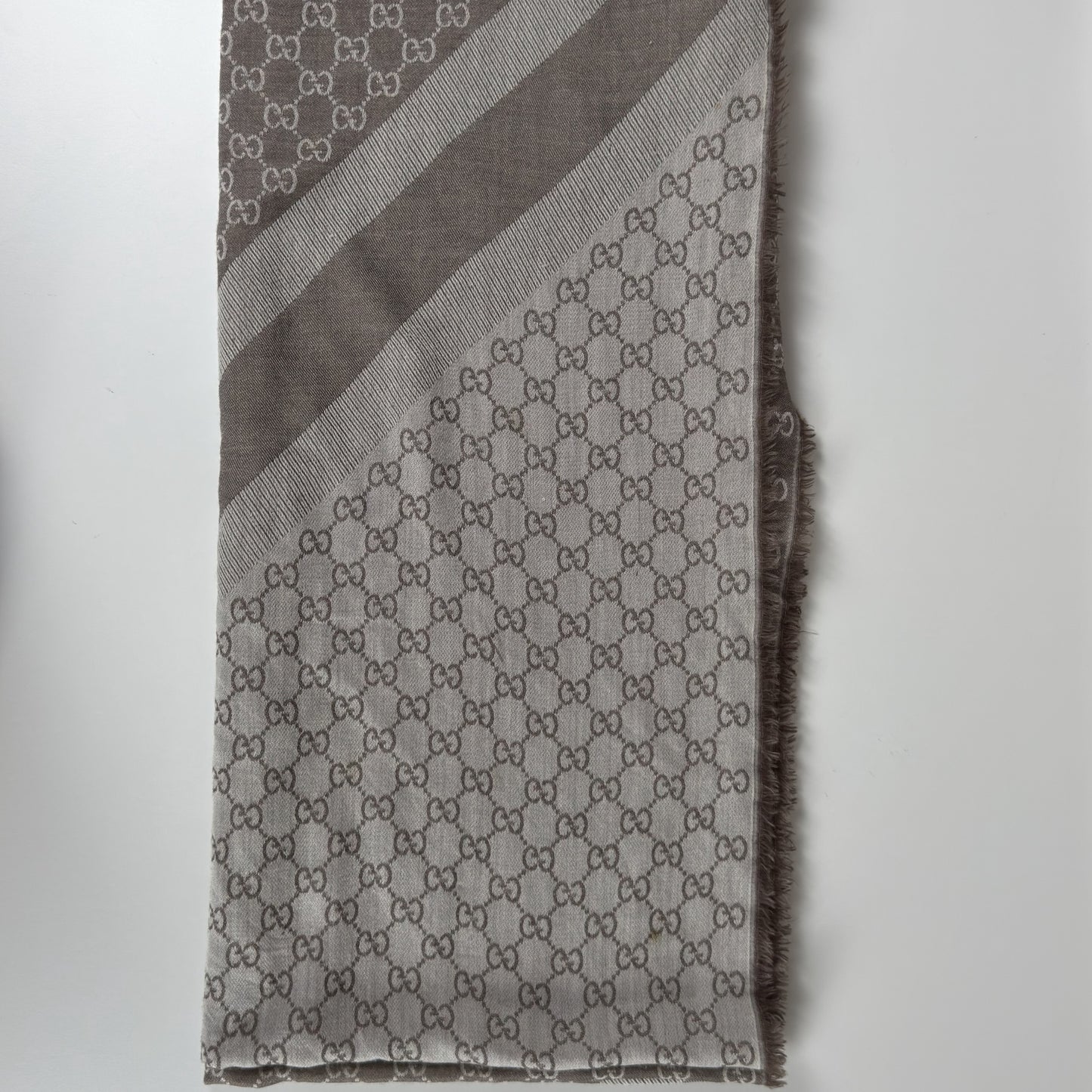 Gucci GG Monogram Shawl Beige