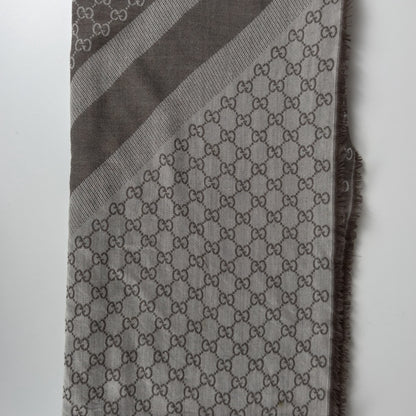 Gucci GG Monogram Shawl Beige