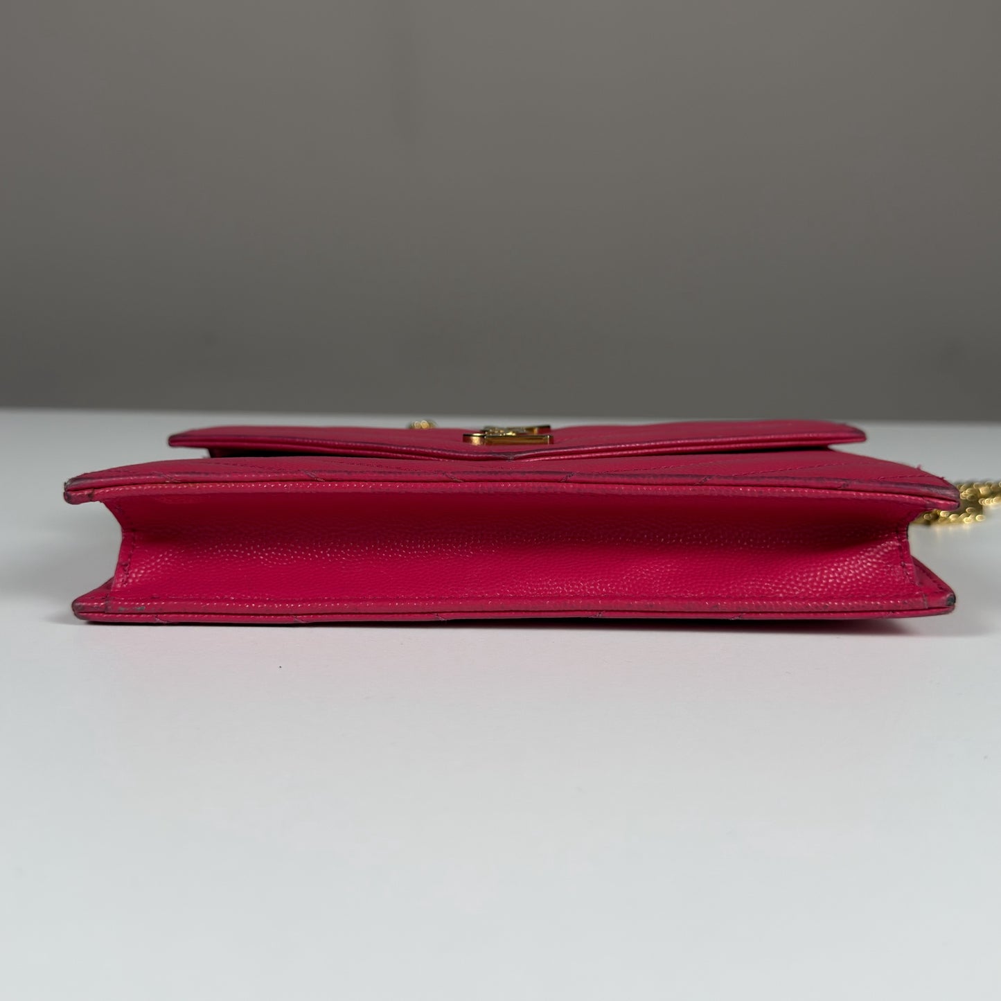Saint Laurent Cassandre Envelope Chain Wallet