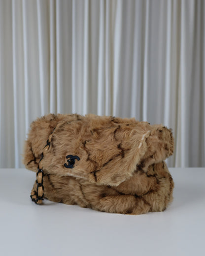 Chanel Fur Shoulder Bag – Chain Strap