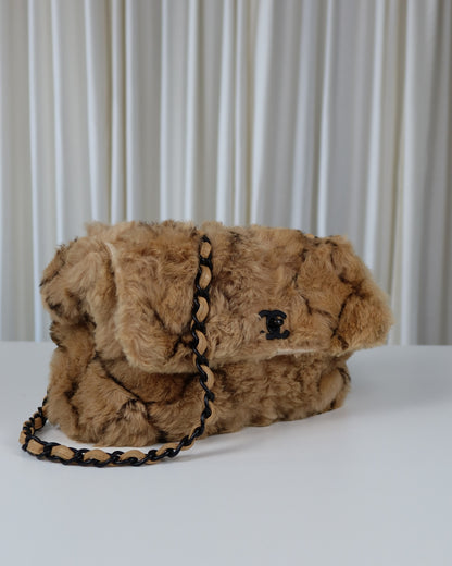 Chanel Fur Shoulder Bag – Chain Strap